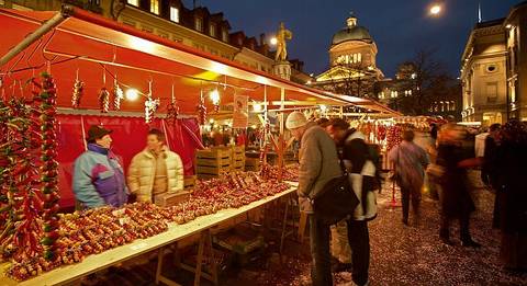 Zibelmärit, Zwiebelmarkt in Bern