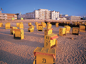 Strandhotel Duhnen und Cuxhavens Strandpromenade